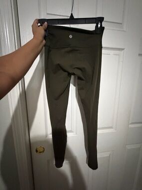 Lululemon Olive Green High-Rise Leggings size 2